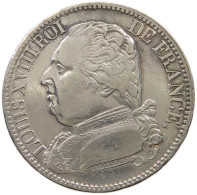 FRANCE 5 FRANCS 1815 I LOUIS XVIII. LIMOGES #MA 011336 - 5 Francs