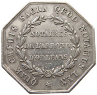 FRANCE MEDAILLE  NOTAIRES DE L'ARRONDISSEMENT D'ORLÉANS NAPOLEON III. #MA 020238 - Autres & Non Classés