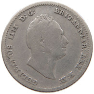 GREAT BRITAIN FOURPENCE 1836 WILLIAM IV. (1830-1837) #MA 021192 - G. 4 Pence/ Groat