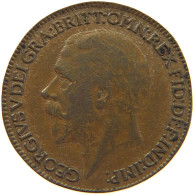 GREAT BRITAIN FARTHING 1928 GEORGE V. (1910-1936) SMALLER PLANCHET #MA 063530 - B. 1 Farthing