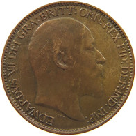 GREAT BRITAIN FARTHING 1902 EDWARD VII., 1901 - 1910 #MA 100851 - B. 1 Farthing