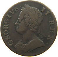 GREAT BRITAIN 1/2 PENNY 1752 GEORGE II #MA 000232 - B. 1/2 Penny