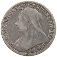 GREAT BRITAIN THREEPENCE 1900 VICTORIA 1837-1901 #MA 023324 - F. 3 Pence