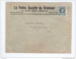 BELGIQUE - BRASSERIE - Lettre TP Houyoux BRUXELLES 1928 - Entete + Contenu Petite Gazette Du Brasseur   -- 10/651 - Biere