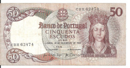 PORTUGAL 50 ESCUDOS 1964 VF P 168 - Portugal