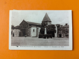 BUSSIERE POITEVINE EGLISE MONUMENT AUX MORTS - Bussiere Poitevine