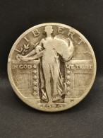 QUARTER DOLLAR ARGENT 1929 PHILADELPHIE TYPE 2 STANDING LIBERTY USA / SILVER - 1916-1930: Standing Liberty (Liberté Debout)