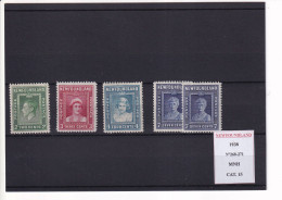 NEWFOUNDLAND 1938 N°268-271 MNH - 1908-1947