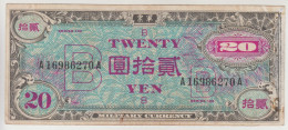 Giappone, Banconota Di Occupazione Militare. 20 Yen 1945 - Japan