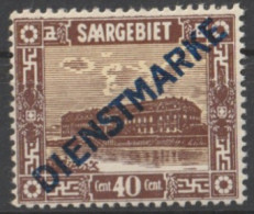 MiNr. 8 Deutschland Saargebiet Und Saarland, Dienstmarken    1922, 1. Juni/1924. Dienstmarken: Freimarken MiNr. 84-94 - Service