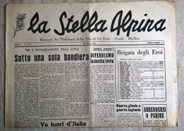 La Stella Alpina Anno II N.7-8 1945 Partigiani Giornale Dei Volontari Della Libertà Del Sesia Ossola Biellese Valsesia - Guerra 1939-45