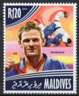 MALDIVES - 1v - MNH - Judo - Ole Bischof - Germany - Martial Arts - Arts Martiaux - Sport - Great Fighters - Judo