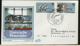 GERMANY - DEUTSCHE - FDC 1983 -  SPORT - 1981-1990