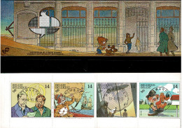 1991 B22 (2428-2431)( Antwerpen) Postfris Met Filatelistische Stempel : Stripverhalen / Personnages De Bandes Dessinées - 1953-2006 Modernes [B]