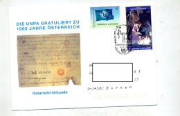 Lettre  Cachet Wien 1000 Ans Autriche - Briefe U. Dokumente