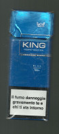 Tabacco Pacchetto Di Sigarette Italia - King Blue Da 10 Pezzi -  Vuoto - Empty Cigarettes Boxes