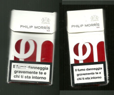 Pacchetti Di Sigarette ( Vuoti ) - Philip Morris Da 10 E 20 Pezzi - Etuis à Cigarettes Vides