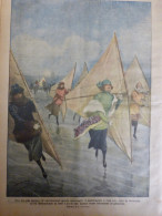 1922 SPORT HIVER NORVEGE PATINAGE VOILE GLACE 1 JOURNAL ANCIEN - Non Classés