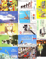 LOT Collection De + De 100 TELECARTES Japon (LOT 586) Thèmes Très Variés * 100 Japan Phonecards Telefonkarten - Collections