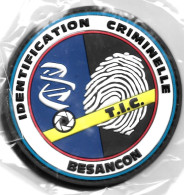 Ecusson PVC GENDARMERIE NATIONALE TECHNICIEN IDENTIFICATION CRIMINELLE BESANCON 25 - Politie & Rijkswacht