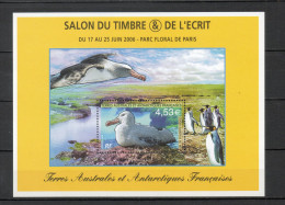 TAAF BLOC N° 15  NEUF SANS CHARNIERE COTE 18.00€     OISEAUX ANIMAUX FAUNE - Blokken & Velletjes