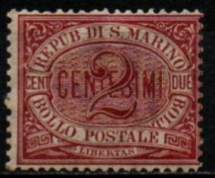 SAINT-MARIN 1895-9 * - Unused Stamps