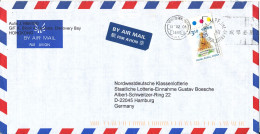 Hong Kong Air Mail Cover Sent To Germany 12-2-2001 Single Franked - Covers & Documents