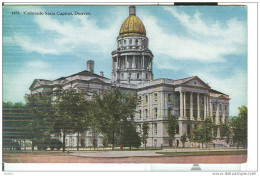 Colorado State Capitol,  Denver, - CARD ILLUSTRATED, COLORED, NEW, SMALL SIZE 9 X 14, - Denver