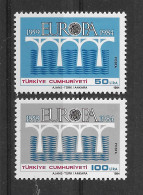 Türkei 1984 Europa/cept Mi.Nr. 2667/68 Kpl. Satz ** Postfrisch - Unused Stamps