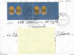 " Ori Del Museo Gregoriano Etrusco" VATICANO  2001 - € 62x2,BUSTA VIAGGIATA 2002 - POSTE CITTA DEL VATICANO Per TRIESTE - Briefe U. Dokumente