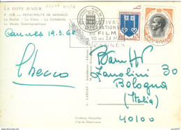 TIMBRE POSTAL, PLAQUE  CANNES 1968 - Lettres & Documents