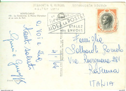 TIMBRE POSTAL, PLAQUE  - MONTECARLO 1966 - Cartas & Documentos