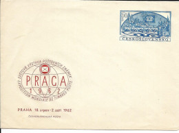 Entier Postal Neuf Tchécoslovaquie, Enveloppe, Praga 1962 - Covers