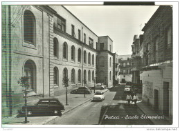 PISTICCI, SCUOLE ELEMENTARI, B/N VIAGGIATA IN BUSTA ,  ED. VENA LEONARDO PISTICCI, - Matera