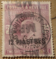 LEVANT - 1902-03 - N° 11 : 12 Pi. S.2/6 Violet  ............ CL1-11-3c - Levant Britannique