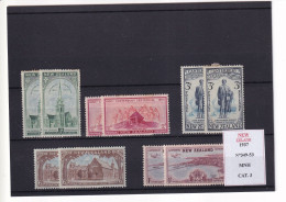 NEW ZELAND 1937 N°349-353 MNH - Ongebruikt