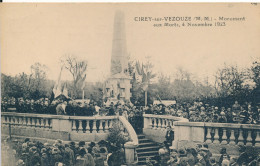 Cirey Sur Vezouze (49 Meurthe Et Moselle) Monument Aux Morts 14/18 Inauguration 4 Novembre 1923 - Cirey Sur Vezouze