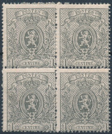 [** SUP] N° 23A, 1c Gris En Bloc De 4 - Fraîcheur Postale. LUXE - Cote: 960€ - 1866-1867 Coat Of Arms