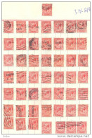 3n-878: 50 Double Stamps - Timbres Doubles:  1 P - Ohne Zuordnung