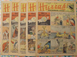 5 N° De Hurrah ! De 1937. Brick Bradford, Dick L'intrépide, Le Roi De La Police Montée, Gordon. A Redécouvrir - Hurrah