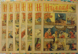7 N° De Hurrah ! De 1940-41. Brick Bradford, Tarzan, Le Roi De La Police Montée, Gordon. A Redécouvrir - Hurrah