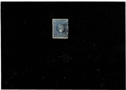 GRECIA ,"Piccola Testa Di Mercurio"con Soprastampa Spost.a Destra ,usato ,ottima Qualita - Used Stamps