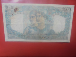 FRANCE 1000 FRANCS 1948 Circuler TROUS !!! (B.31) - 1 000 F 1945-1950 ''Minerve Et Hercule''