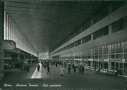 ROMA TERMINI - STAZIONE FERROVIARIA - LATO PARTENZE - EDIZIONE VERDESI - 1950s (18830) - Stazione Termini