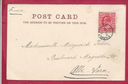 Y&T N°1O6 MARPLE  Vers  FRANCE    1902 - Storia Postale