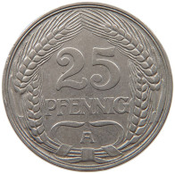 KAISERREICH 25 PFENNIG 1910 A  #MA 099440 - 25 Pfennig