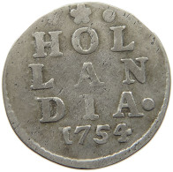 NETHERLANDS 2 STUIVER 1754  #MA 021427 - Monnaies Provinciales