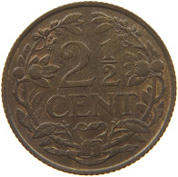 NETHERLANDS 2 1/2 CENTS 1941  #MA 022477 - 2.5 Cent