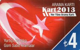 TURKEY - PREPAID - ELI TELEKOM - ARAMA KARTI - KART 2013 - MINT (BIT BENDED IN MIDDLE) - Türkei