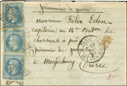 Etoile 7 / N° 29 (3) Càd PARIS / R. DES Vlles HAUDRtes 10 DEC. 70 Sur Lettre Adressée à Un Prisonnier De Guerre à Magdeb - Krieg 1870